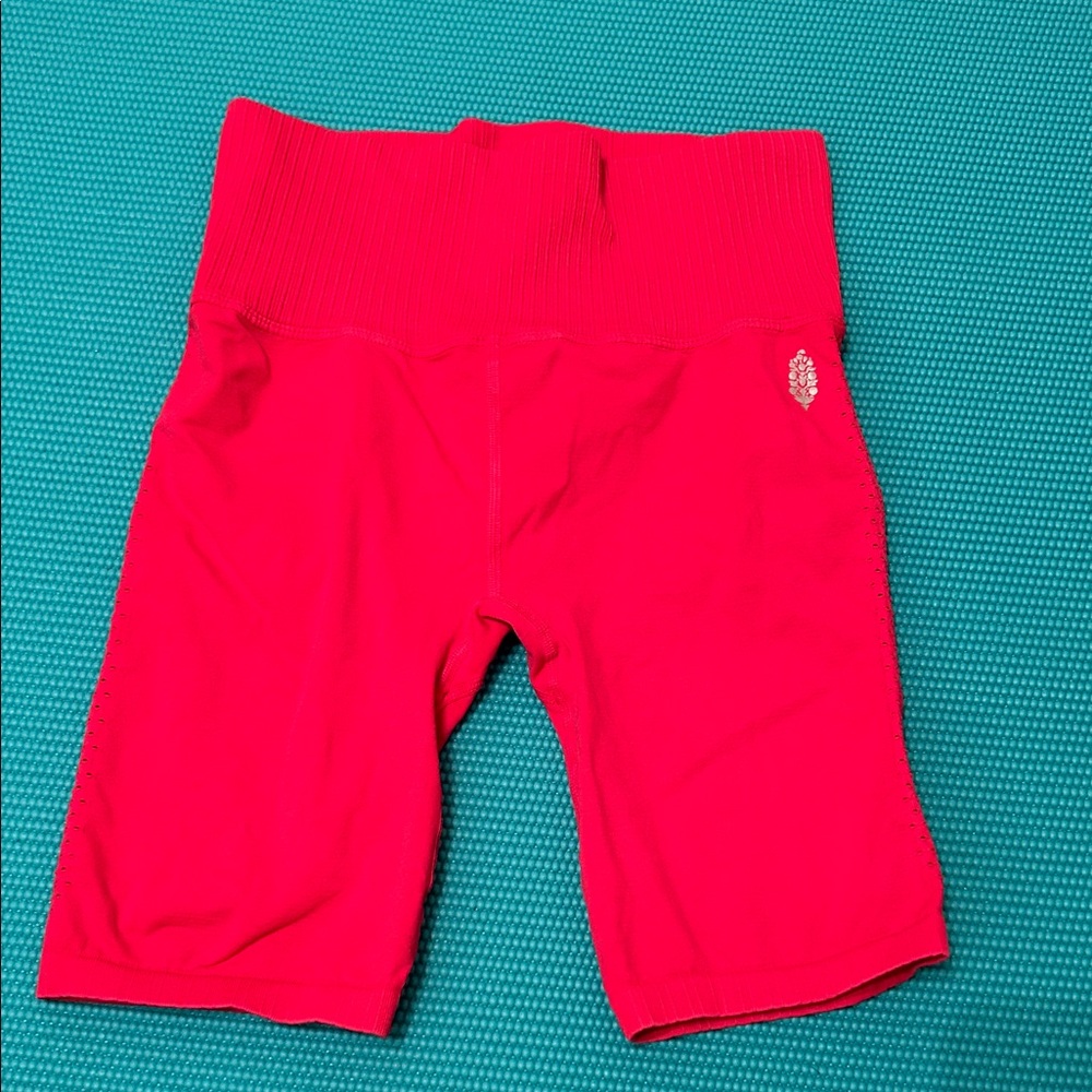 Free people high waisted bike shorts